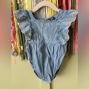 Chambray romper